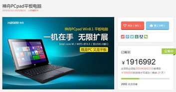 從神舟電腦近兩百萬(wàn)眾籌看PC行業(yè)的渠道與模式革新